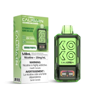 Strawberry Kiwi Deluxe NVZN Caliburn Bar 18K – Disposable Vape