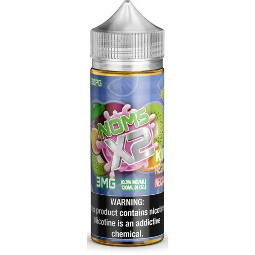 Noms X2 Kiwi Passionfruit Nectarine 120ml E-Juice - Image 2