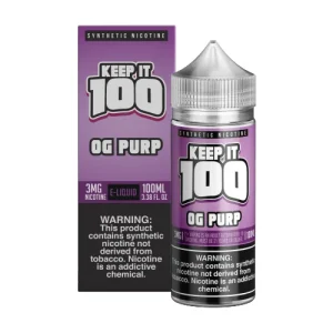 Keep It 100 OG Purp 100ml Vape Juice