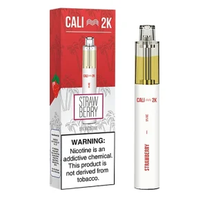 Strawberry Disposable Pod (2000 Puffs) by Cali Bars 2K - Ejuice Store