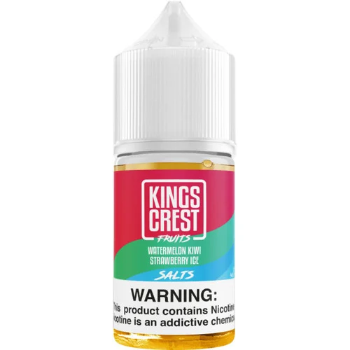 King's Crest Fruits Salts Watermelon Kiwi Strawberry Ice 30ml E-Juice - Image 2