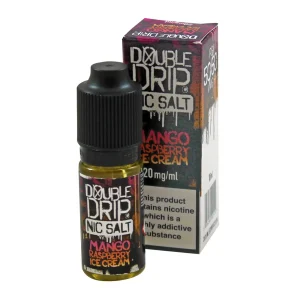 Double Drip Mango Raspberry Ice Cream 10ml Nic Salt (Out of Date)