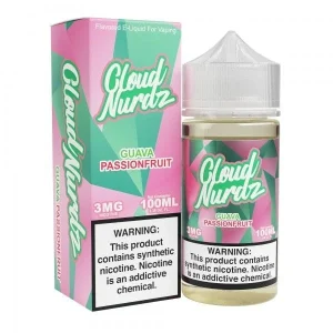 Cloud Nurdz Guava Passion Fruit TF Vape Juice 100ml