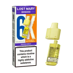 Orange Bruu Lost Mary BM6000 Refill Pack
