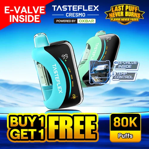 TasteFlex Cresmo Disposable (80000 Puffs) - Buy 1 Get 1 Free - Image 2