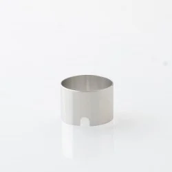 YFTK Beauty Ring for Flash e-Vapor V4.5S+ / V4.5 Style 23mm RTA Atomizer -Silver