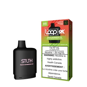 Peach Watermelon Ice STLTH Loop 9K Pod