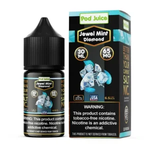 Pod Juice Salt Bold Series Jewel Mint Diamond Tobacco Free Nicotine E-Juice 30ml