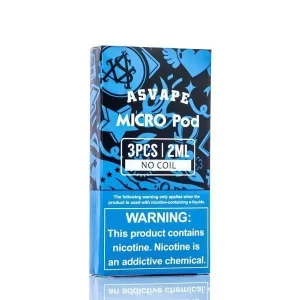 AsVape Micro Pod Cartridge - Pack of 3