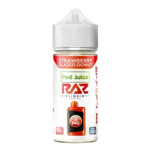 Strawberry Glazed Donut RAZ X Pod Juice 100ml