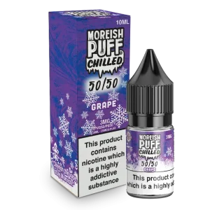 Moreish Puff Chilled 50/50: Grape Chilled 10ml E-Liquid