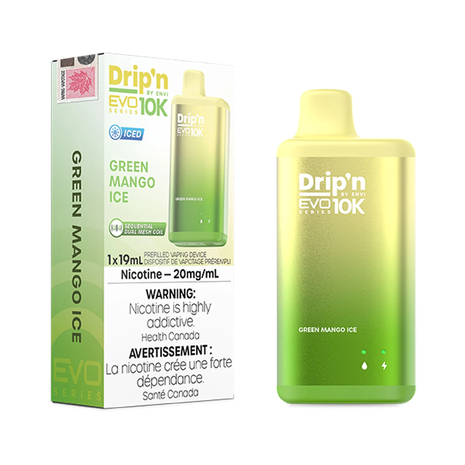 Green Mango Ice Drip’n EVO 10K - Image 2