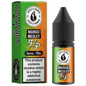 Juice N' Power 50:50 Mango Medley 10ml E-Liquid