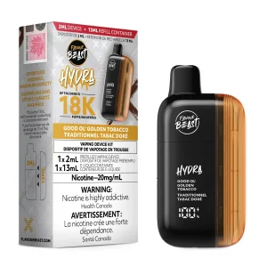 Good Ol’ Golden Tobacco Flavour Beast Hydra 18K – Disposable Vape