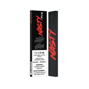 Red Blackcurrant Nasty Fix – Disposable Vape