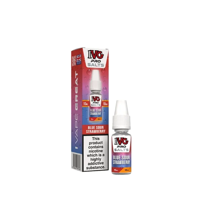 IVG Pro Salts Blue Sour Strawberry 10ml Nic Salt