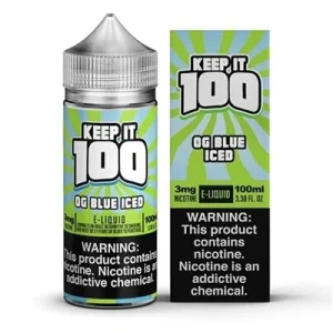 OG Blue ICED (Blue Slushie Iced) by Keep it 100 100mL (Iced Blue)