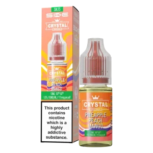 SKE Crystal V2 Pineapple Peach Mango 10ml Nic Salt