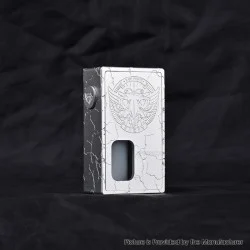 FrankenSkull Style Squonk BF Mechanical Box Mod with 6ml Bottle - Silver Harpy, Aluminum Alloy, 1 x 18650