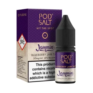 Pod Salt Blueberry Jam Tart Nicotine Salt E-Liquid Fusion