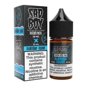 SadBoy CookieLine Blueberry Cookie Synthetic Nicotine 30ml Salt E-Juice