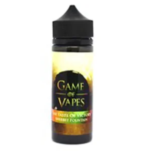 Game Of Vapes The Taste Of Victory Sherbet Fountain 100ml Shortfill (Dated 07/2021)