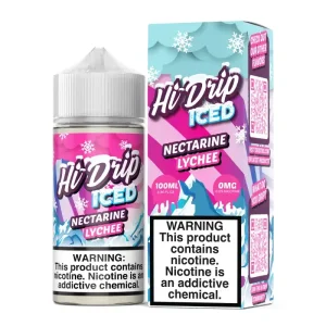 Hi-Drip Iced Nectarine Lychee 100ml Vape Juice