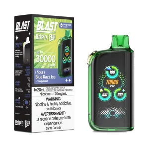 Blue Razz Ice Sour Drip’n by Envi Fasta Blast 30K – Disposable Vape