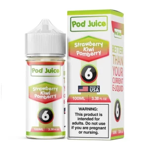 Pod Juice Strawberry Kiwi Pomberry Nixodine 100ML E-Juice