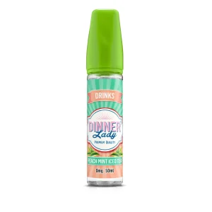 Dinner Lady Drinks Peach Mint Iced Tea 50ml Shortfill (Short Date / Out of Date)