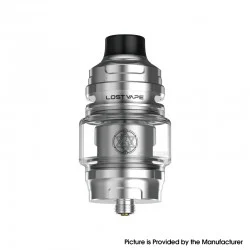 [Ships from Bonded Warehouse] Authentic Lost Vape Centaurus Sub Ohm V2 Tank Atomizer - Silver, 5ml, 0.15ohm / 0.3ohm, 26mm