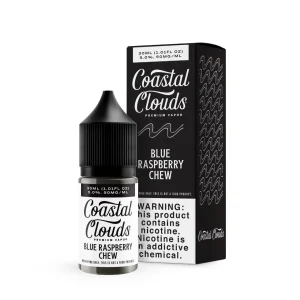 Coastal Clouds Blue Raspberry Chew 30ml Salt E-Juice