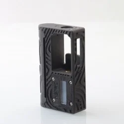 MISSION XV Astro Style DNA 60W Boro Mod - Black Topo, P12 3D Print, VW 1~60W, 1 x 18650, Evolv DNA60 Chipset