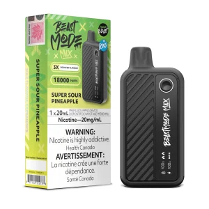 Super Sour Pineapple Flavour Beast Mode Max – Disposable Vape