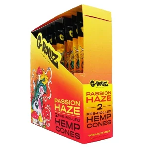 G-ROLLZ Pre-Rolled Hemp Cones - 2 Cones - Passion Haze