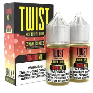 Crimson No.1 (Strawberry Crush Ice) by Twist Salt 60ml (2x30ml) - Ejuice Store