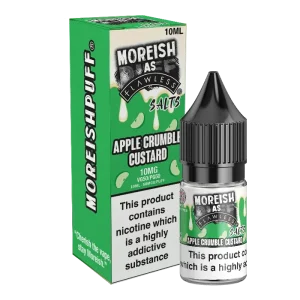 Moreish As Flawless Apple Crumble Custard 10ml Nic Salt