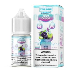 Pod Juice Salt Aloe Grape Freeze Tobacco Free Nicotine E-Juice 30ml