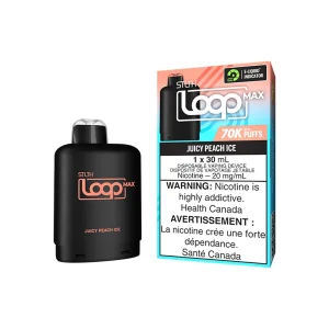 Juicy Peach Ice STLTH Loop Max Pod