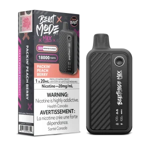 Packin’ Peach Berry Flavour Beast Mode Max – Disposable Vape