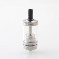 Authentic Ambition Mods Revorie MTL RTA Rebuildable Atomizer - Silver, Air Pins 0.8, 1.0, 1.2mm, 5.0ml, 23mm Diameter