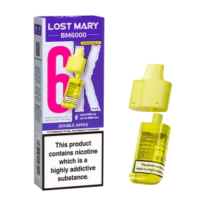 Double Apple Lost Mary BM6000 Refill Pack