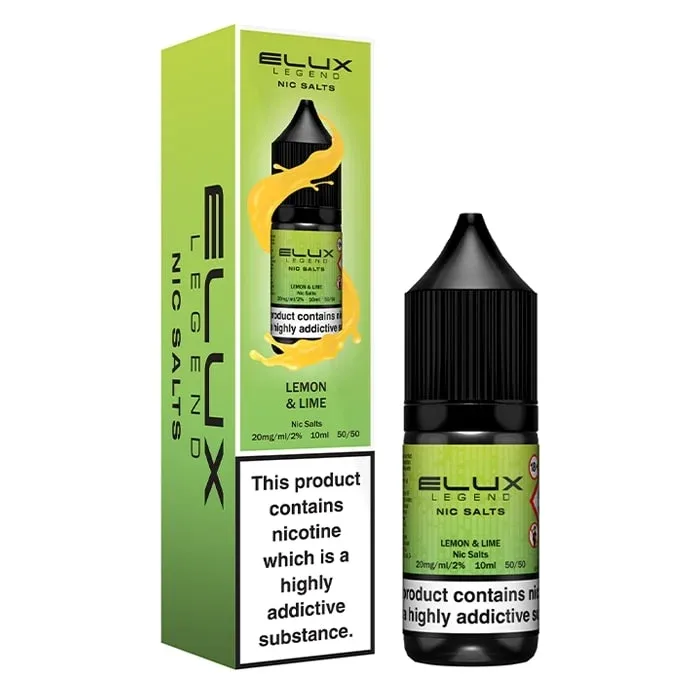 Elux Legend Lemon & Lime 10ml Nic Salt - Image 2