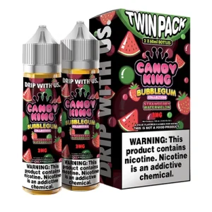 Strawberry Watermelon by Candy King Bubblegum Collection 120ml (2x60ml) - Ejuice Store