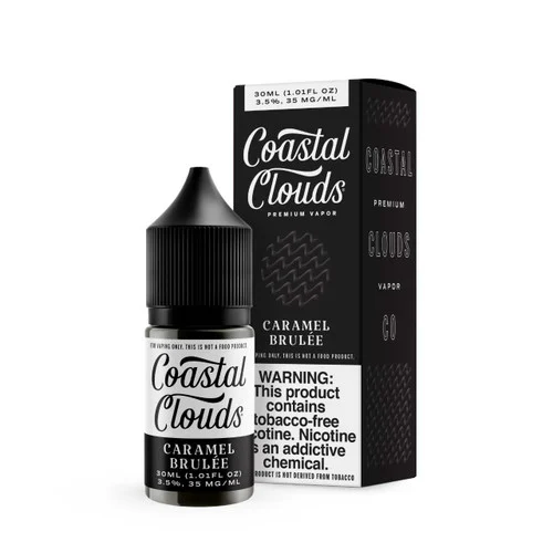 Coastal Clouds Caramel Brulee 30ml Salt E-Juice - Image 2