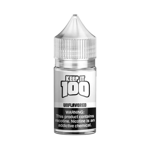 Keep it 100 Salt Unflavored 30ml E-Juice - Image 2