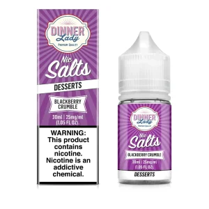 Dinner Lady Salts Blackberry Crumble 30ml E-Juice
