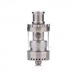 Authentic Thunderhead Creations Fog Rider RTA Atomizer - Silver, 2.5ml, 22mm Diameter