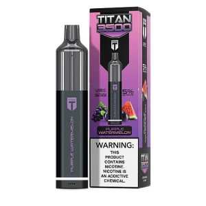 Purple Watermelon Disposable Pod (3500 Puffs) by Titan 3500 - Ejuice Store