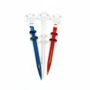 Quartz Glass Dab Tool W/ Carb Cap
